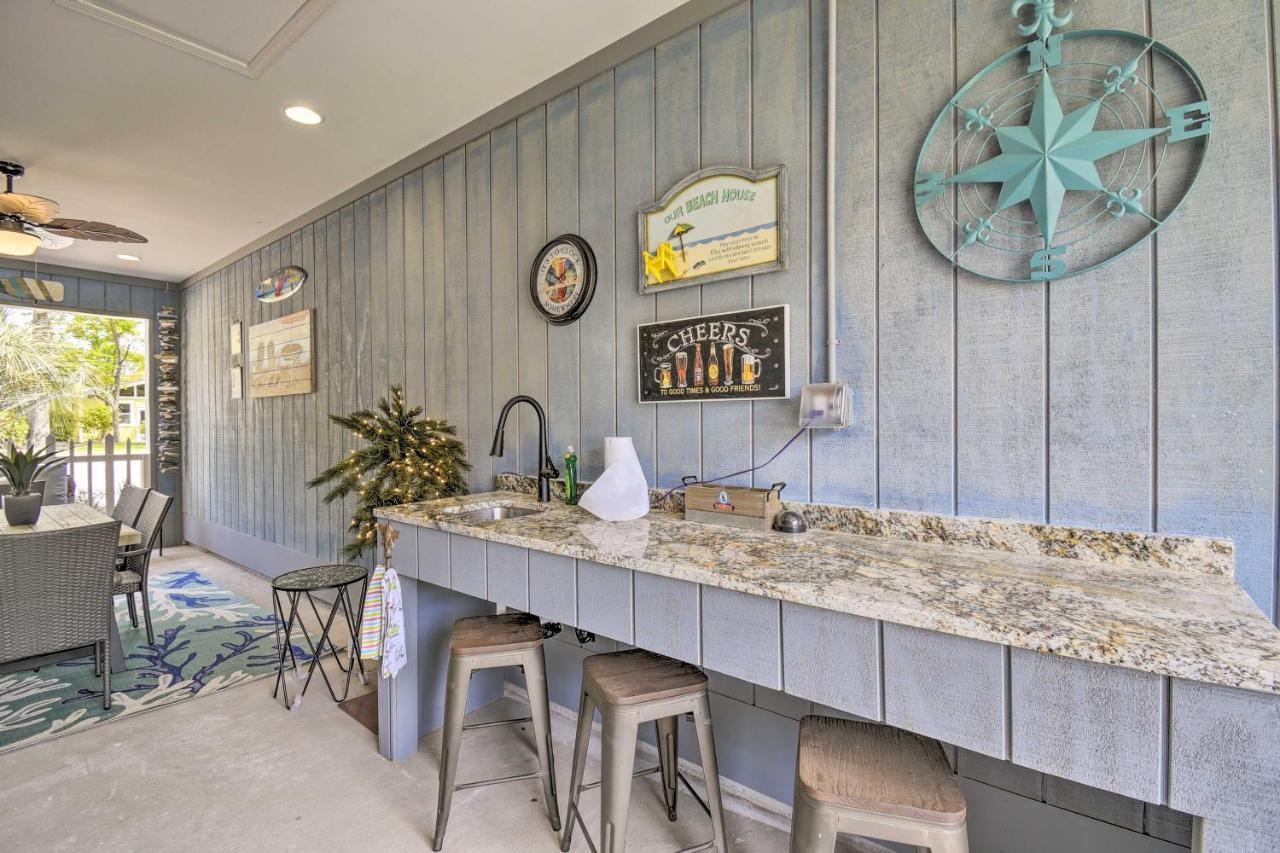 Ocean Isle Beach Home With Shared Lanai And Grill المظهر الخارجي الصورة